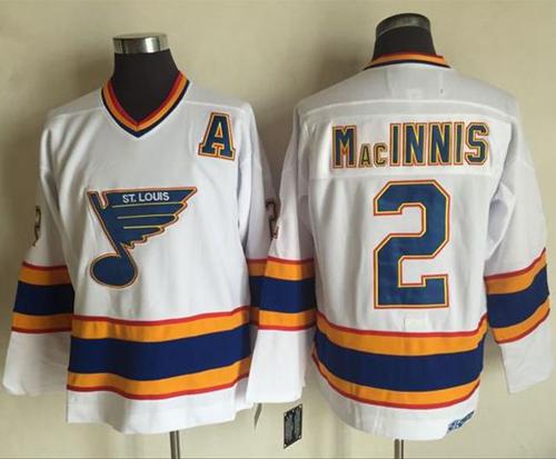 غسالة سامسونج حوضين Blues #2 Al MacInnis White/Yellow CCM Throwback Stitched NHL ... غسالة سامسونج حوضين